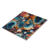 patroon van gesneden faux-as tegeltje (Zijkant)