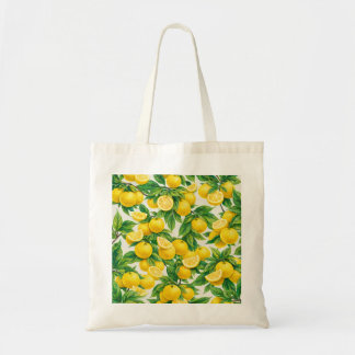 Patroon van gesneden Yuzu citrusvrucht Tote Bag