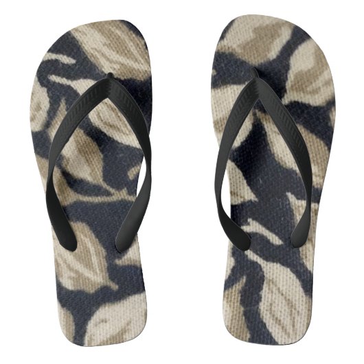 Patroon van gestileerde bladeren teenslippers (Voetbed)