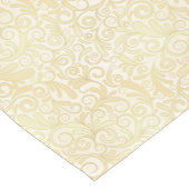 patroon van goudflorale bladeren korte tafelloper (Hoek)