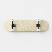 patroon van goudflorale bladeren persoonlijk skateboard (Horizontaal)