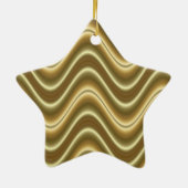 patroon van goudlijnen keramisch ornament (Achterkant)