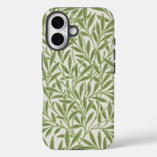Patroon van groene bladrijke takken iPhone 16 hoesje