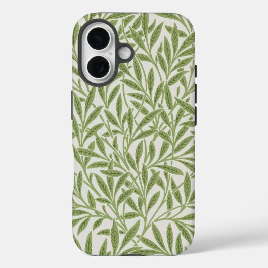 Patroon van groene bladrijke takken Case-Mate iPhone case (Achterkant)