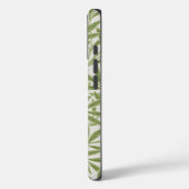 Patroon van groene bladrijke takken Case-Mate iPhone case (Achterkant / Links)