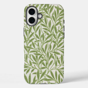 Patroon van groene bladrijke takken iPhone 16 plus hoesje