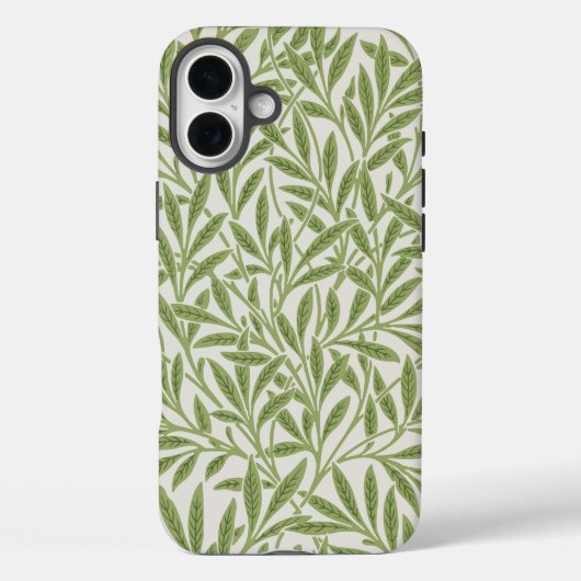 Patroon van groene bladrijke takken Case-Mate iPhone case (Achterkant)