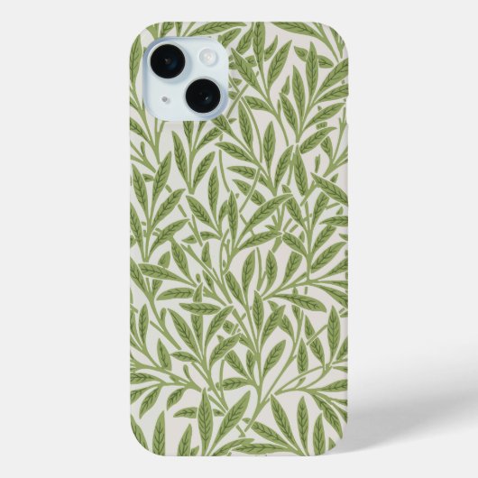 Patroon van groene bladrijke takken Case-Mate iPhone case (Achterkant)