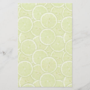 patroon van groene Limoen Briefpapier