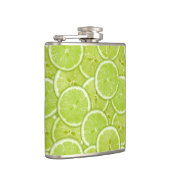 patroon van groene Limoen Heupfles (Rechts)