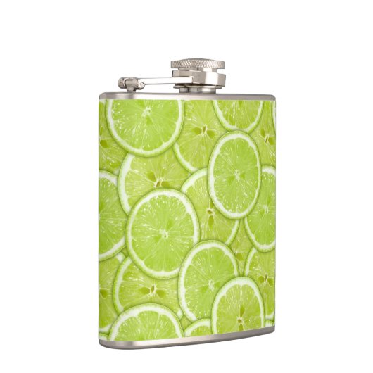 patroon van groene Limoen Heupfles (Rechts)