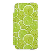 patroon van groene Limoen Incipio iPhone Portemonnee Hoesje (Voorkant Agenda)