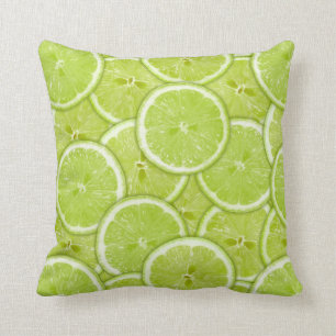 patroon van groene Limoen Kussen