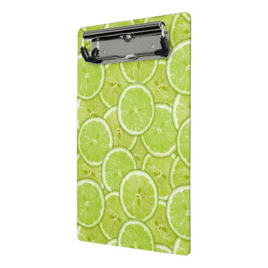 patroon van groene Limoen Mini Klembord (Angled2)
