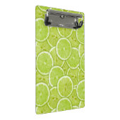 patroon van groene Limoen Mini Klembord (Schuin)