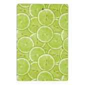 patroon van groene Limoen Mini Klembord (Achterkant)