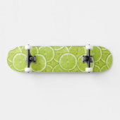 patroon van groene Limoen Persoonlijk Skateboard (Horizontaal)