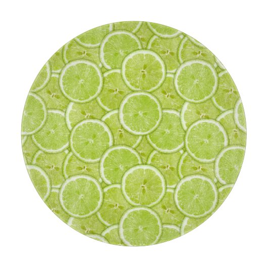 patroon van groene Limoen Snijplank (Voorkant)