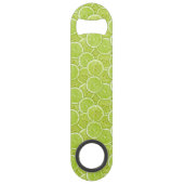 patroon van groene Limoen Speed Flessenopener (Achterkant)