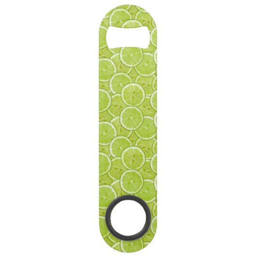 patroon van groene Limoen Speed Flessenopener (Voorkant)
