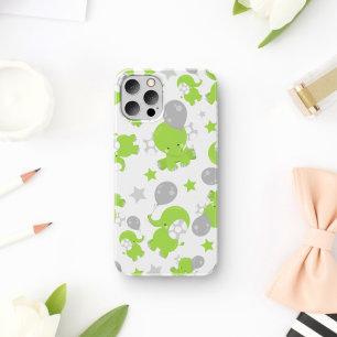 Patroon van groene olifanten, luifantennestelaars, Case-Mate iPhone case