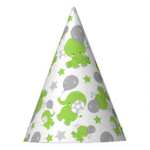 Patroon van groene olifanten, luifantennestelaars,