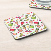 patroon van handgemaakte vruchten bier onderzetter (Linkerzijde)