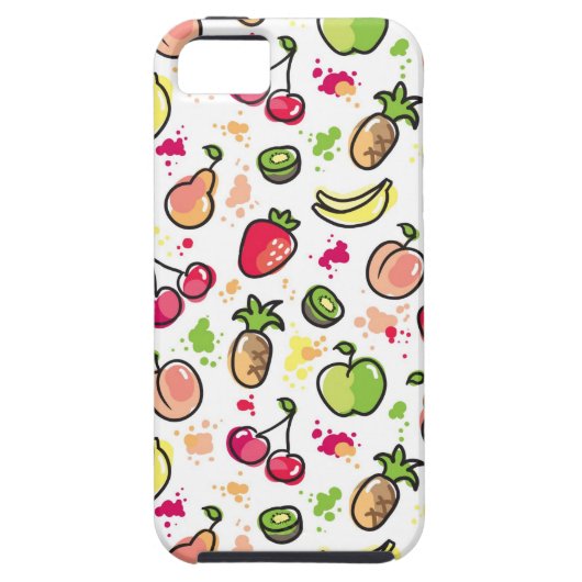 patroon van handgemaakte vruchten Case-Mate iPhone case (Achterkant)