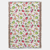 patroon van handgemaakte vruchten deken (Voorkant Verticaal)