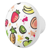 patroon van handgemaakte vruchten keramische knop (Rechts)