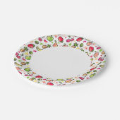 patroon van handgemaakte vruchten papieren bordje (Gekanteld)