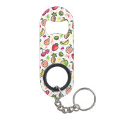 patroon van handgemaakte vruchten sleutelhanger flessenopener (Achterkant)