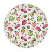 patroon van handgemaakte vruchten snijplank (Voorkant)