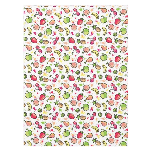 patroon van handgemaakte vruchten tafelkleed (Voorkant)