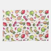 patroon van handgemaakte vruchten theedoek (Horizontaal)