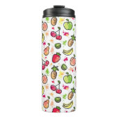 patroon van handgemaakte vruchten thermosbeker (Voorkant)