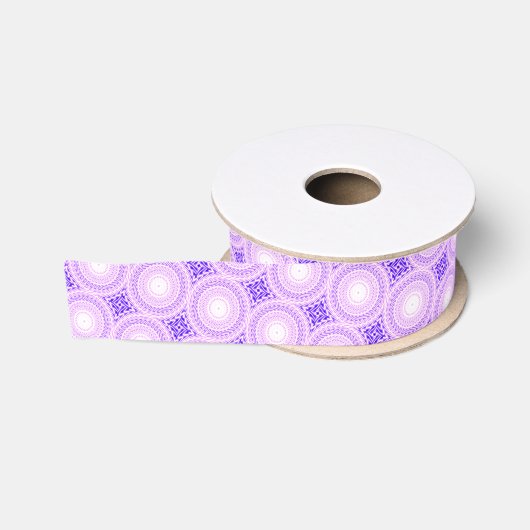 patroon van heldere paarse cirkels grosgrain lint (Spoel)
