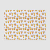 patroon van het afgekoeld bierfeest tissuepapier (Voorkant)