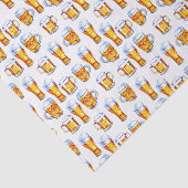 patroon van het afgekoeld bierfeest tissuepapier (Detail)