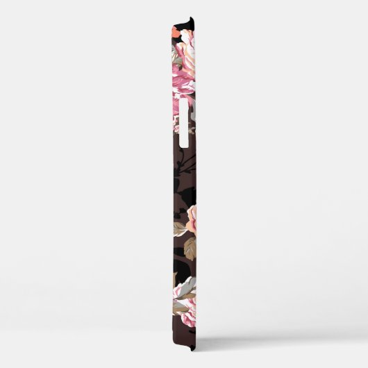 patroon van het bloemontwerp, illustratiepatroon v Case-Mate iPhone case (Achterkant / Rechts)