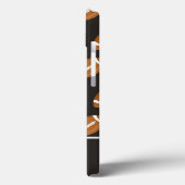 Patroon van het Football van het monogram het Case-Mate iPhone Case (Achterkant / Links)