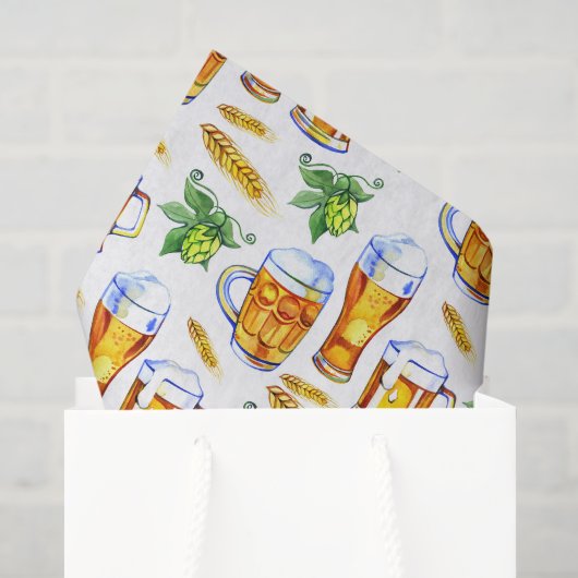 patroon van het koel - keg - bier tissuepapier (Cadeauzakje)