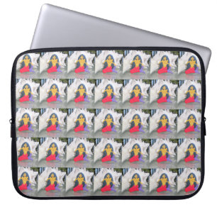 patroon van het sleeve van de zwarte rode zeemeerm