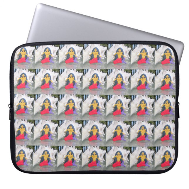 patroon van het sleeve van de zwarte rode zeemeerm (Voorkant)