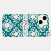 Patroon van het Strand van het Damast van de Zomer Case-Mate iPhone Case (Achterkant (horizontaal))