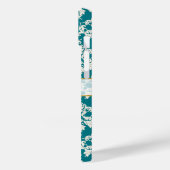 Patroon van het Strand van het Damast van de Zomer Case-Mate iPhone Case (Achterkant / Links)