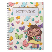 patroon van het vlindermodel notitieboek (Voorkant)