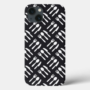 patroon van het vorkspleetmes iPhone 13 hoesje