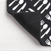 patroon van het vorkspleetmes muismat (Hoek)