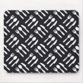 patroon van het vorkspleetmes muismat (Voorkant)